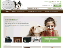 Tablet Screenshot of a-pets-life.com